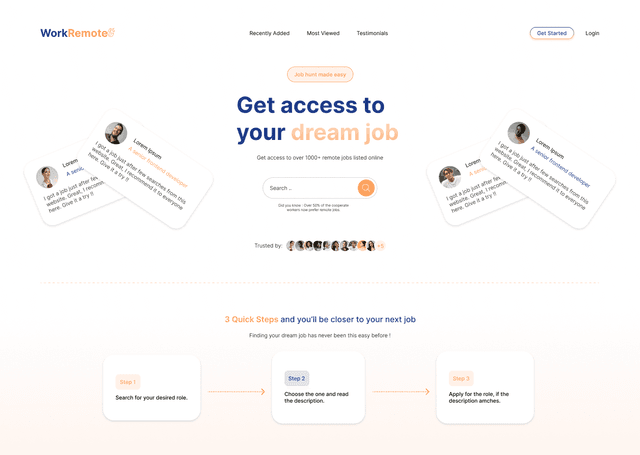 WorkRemote Project Image