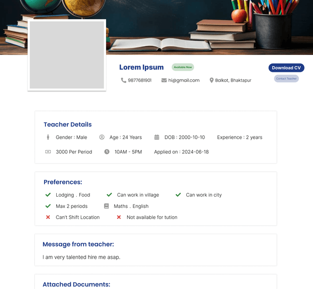 Job portal Project Image